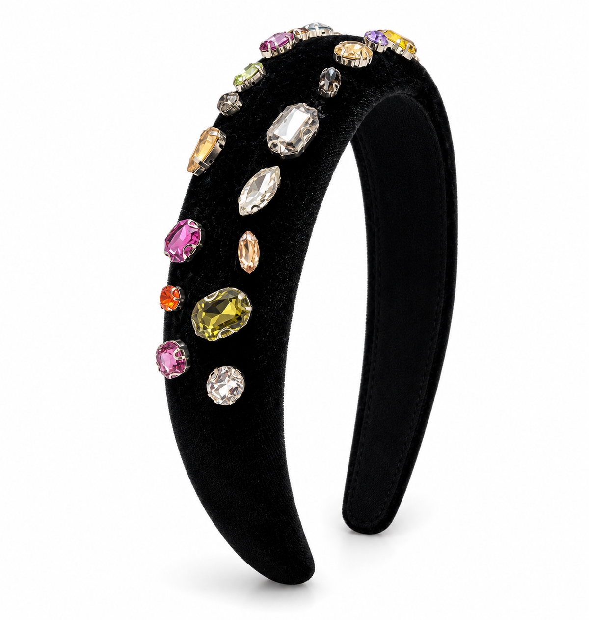 Black Jeweled Headband