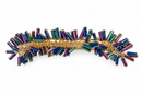 Iridescent Beaded Hair Clip