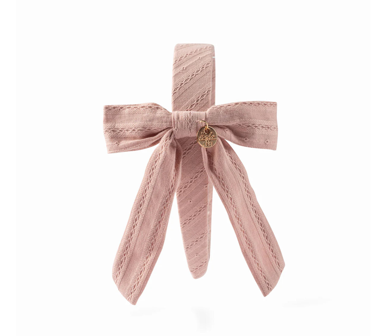 Side Bow Headband - Mauve