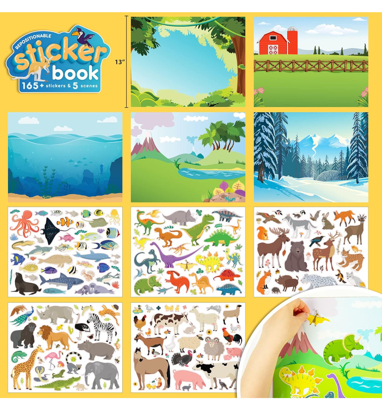 Sticker Book - Wild For Animals