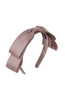 Heather Satin Headband - Ginger Snap Truffle