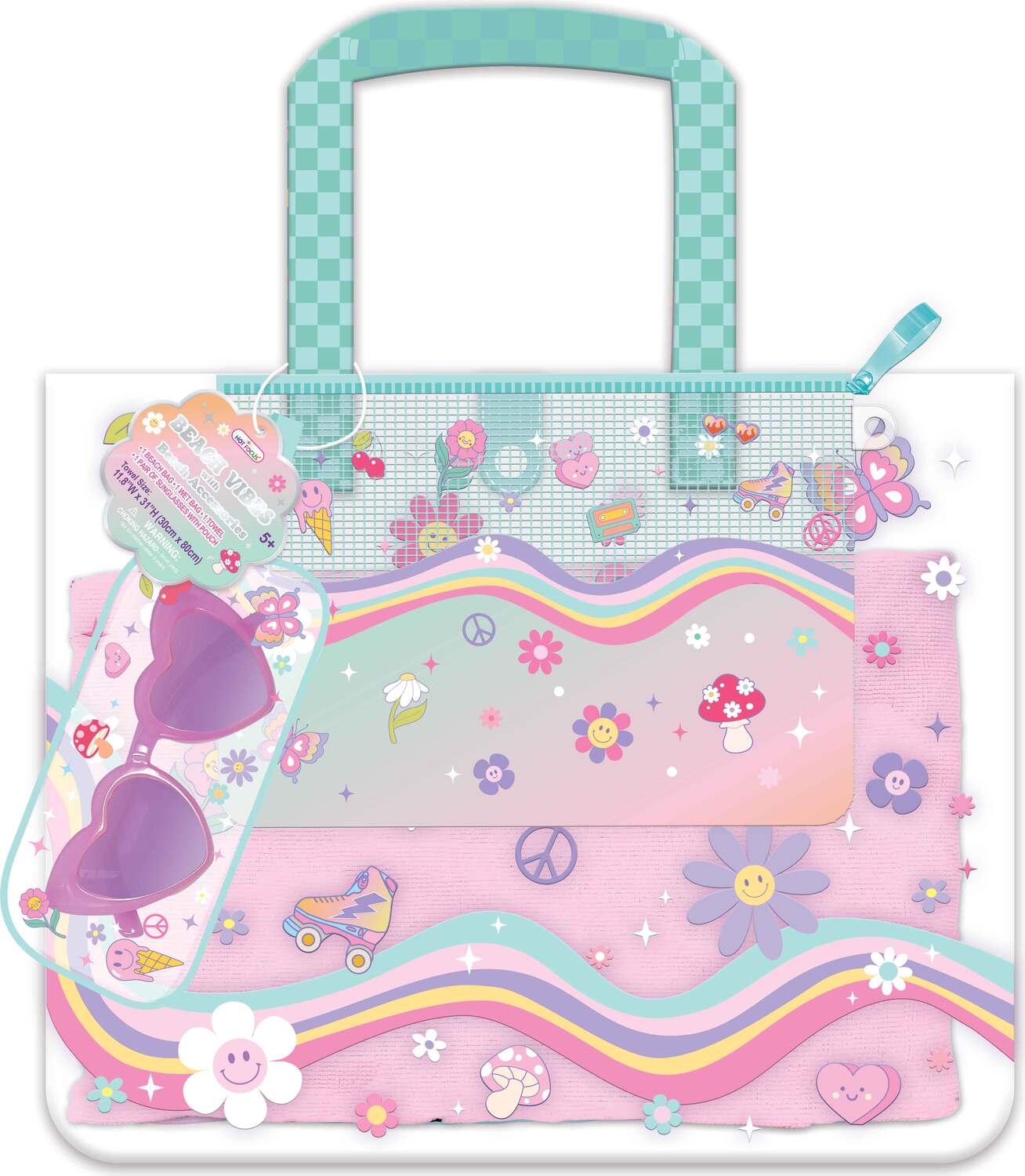 Beach Bag With Sunglasses - Good Day
