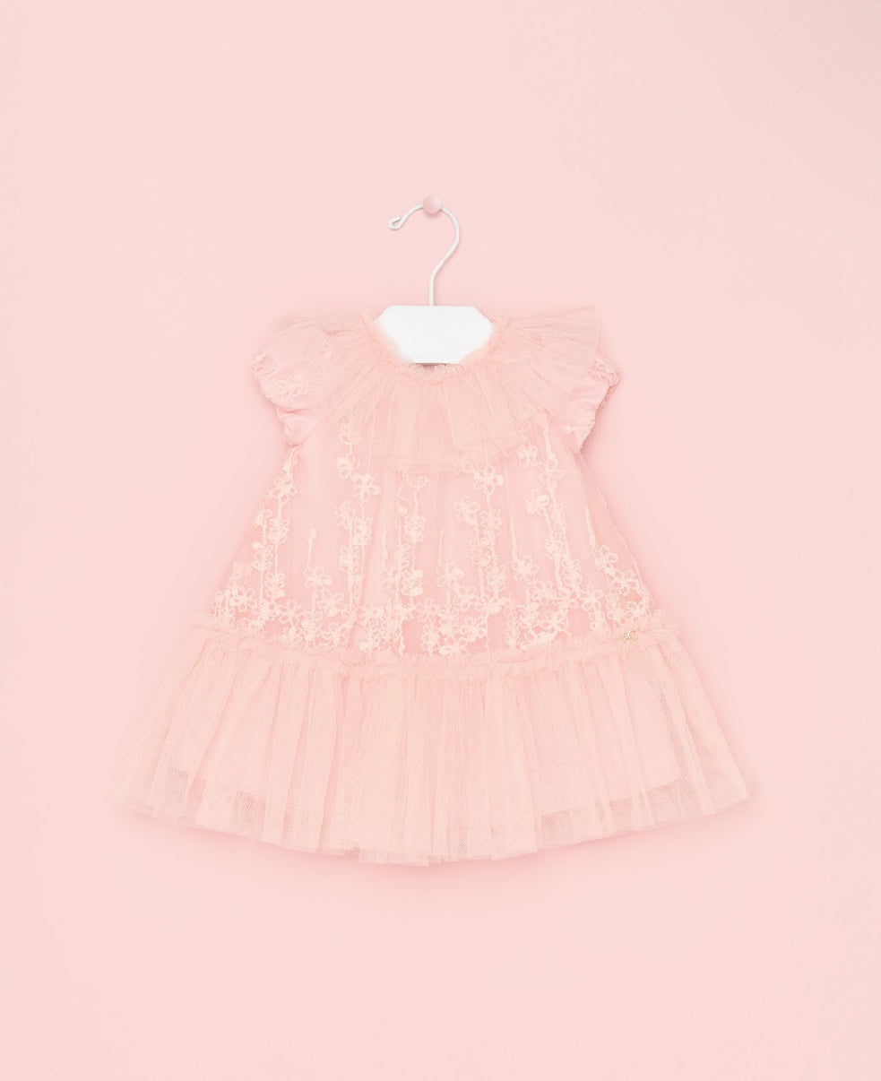 Peach Girl Dress