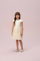 Tulled Cream Dress