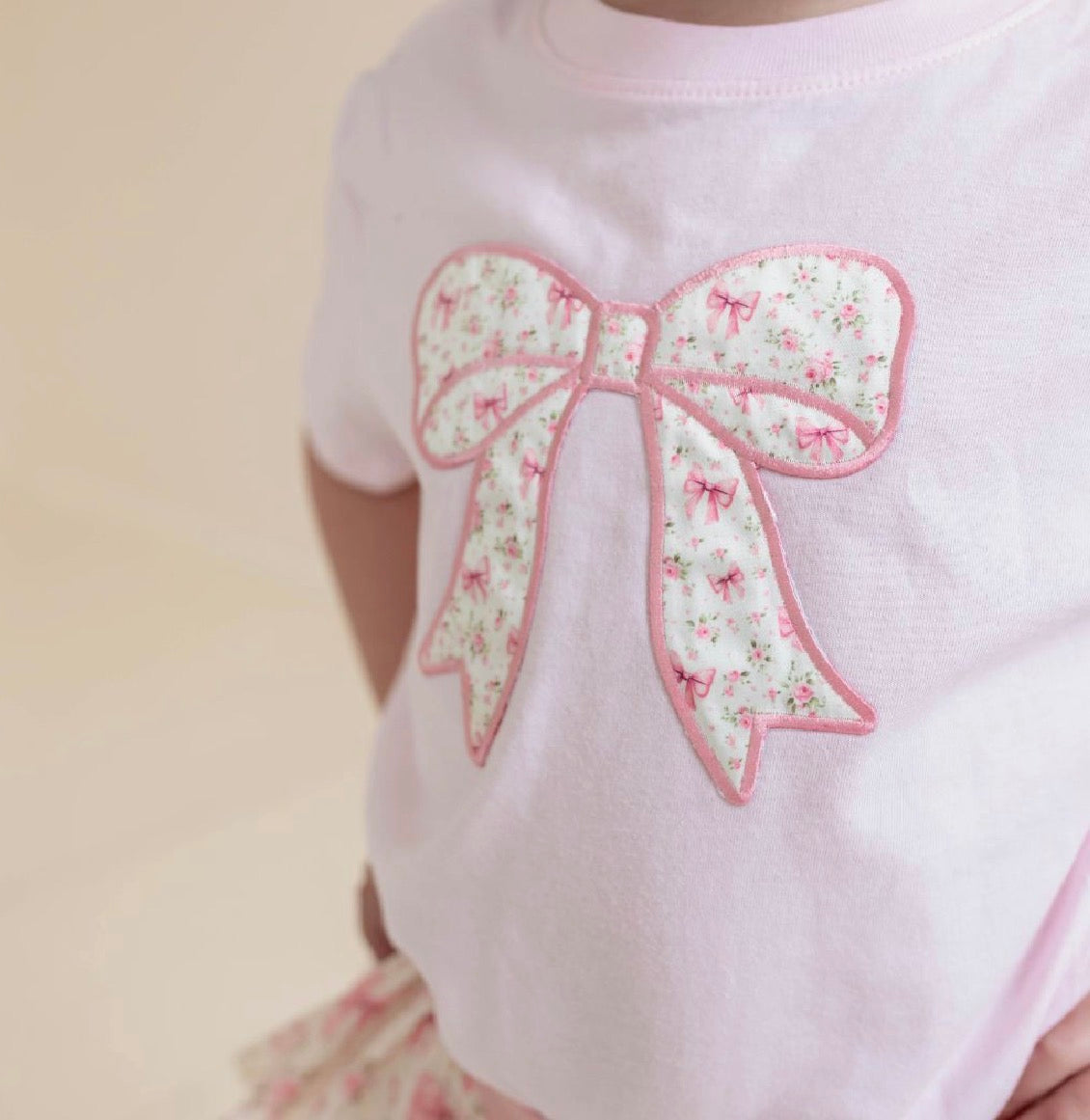 Ditsy Floral Bow Patch Set