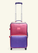 Logan Carry-On Suitcase Hot Pink/Purple