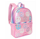Metallic Peace Sign Backpack