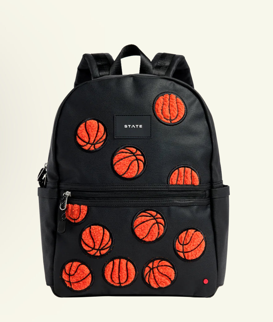 Fuzzy Basketballs Backpack
