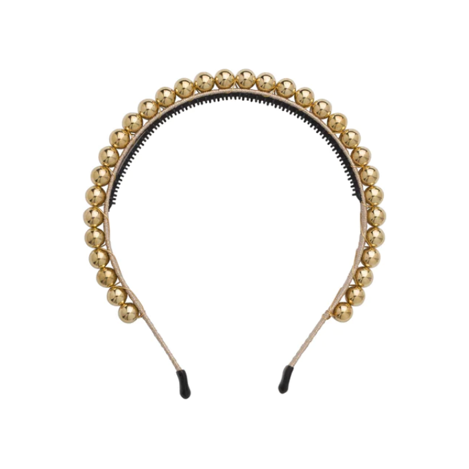 Even Pearls Headband - Gold