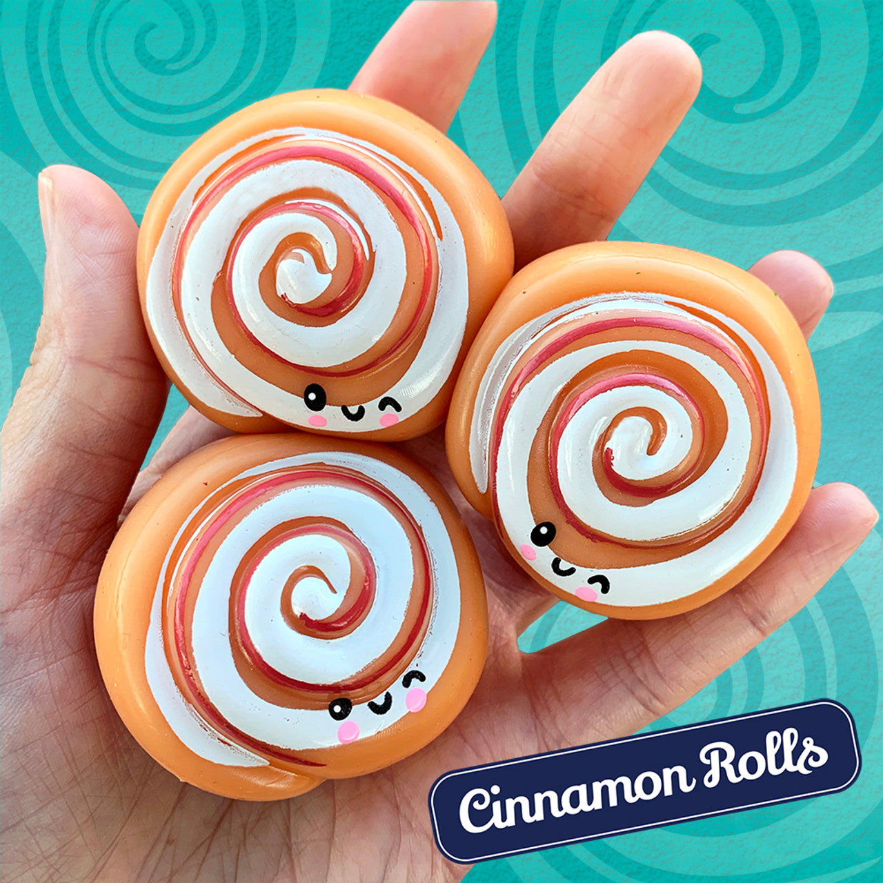 Sticky Bubble Blobbies - Cinnamon Roll