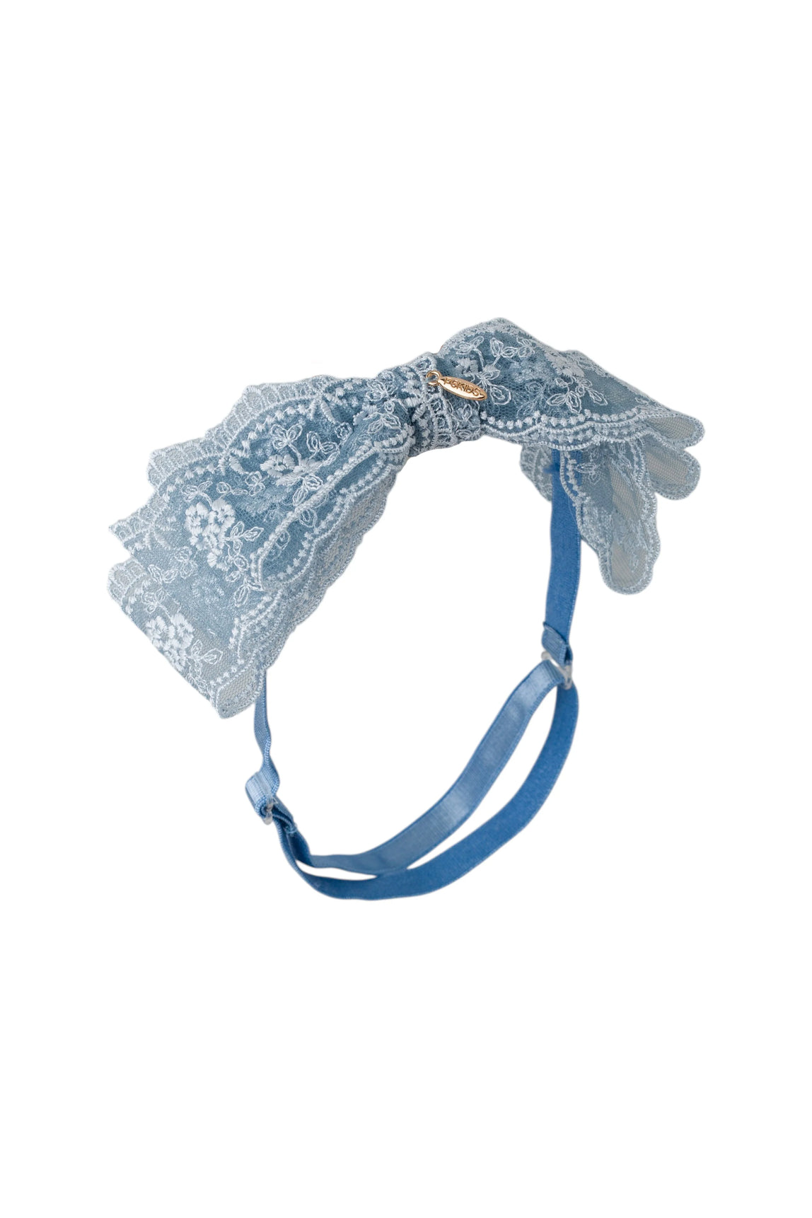Heather Lace Wrap - Blue