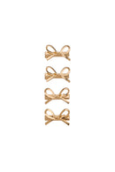 Teenie Queenie Clip Set Of 4 - Gold