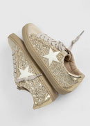 Paula Mini Sneakers - Golden Glitter