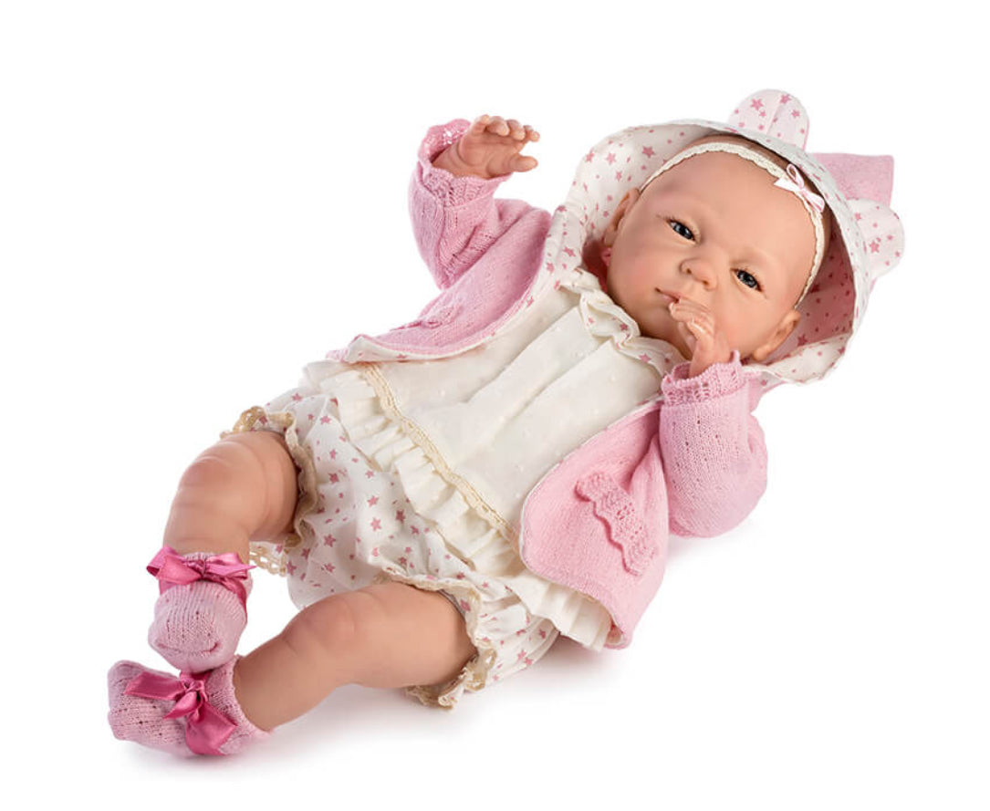 Bebé Reborn Chaqueta Rosa