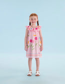 Pink & Flowers Dress