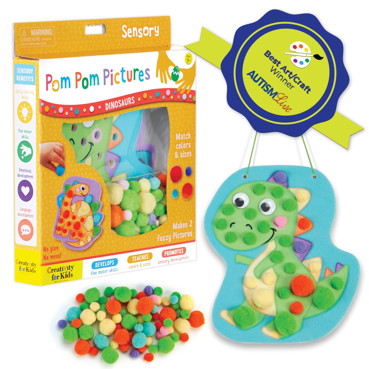 Pom Pom Pictures Dinosaurs