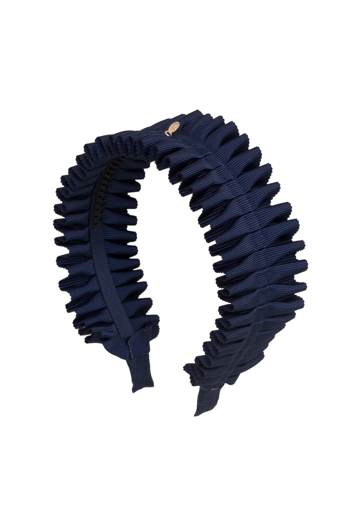 Pleated Palm - Navy