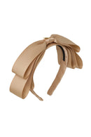 Heather Satin Headband - Tan