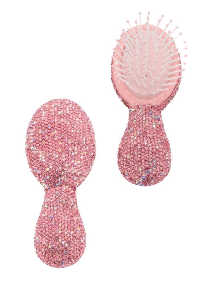 Crystal Hair Brush - Pink
