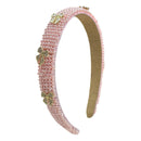 Full Pearl Headband - Pink
