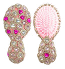 Fully Heart Jeweled Hair Brush