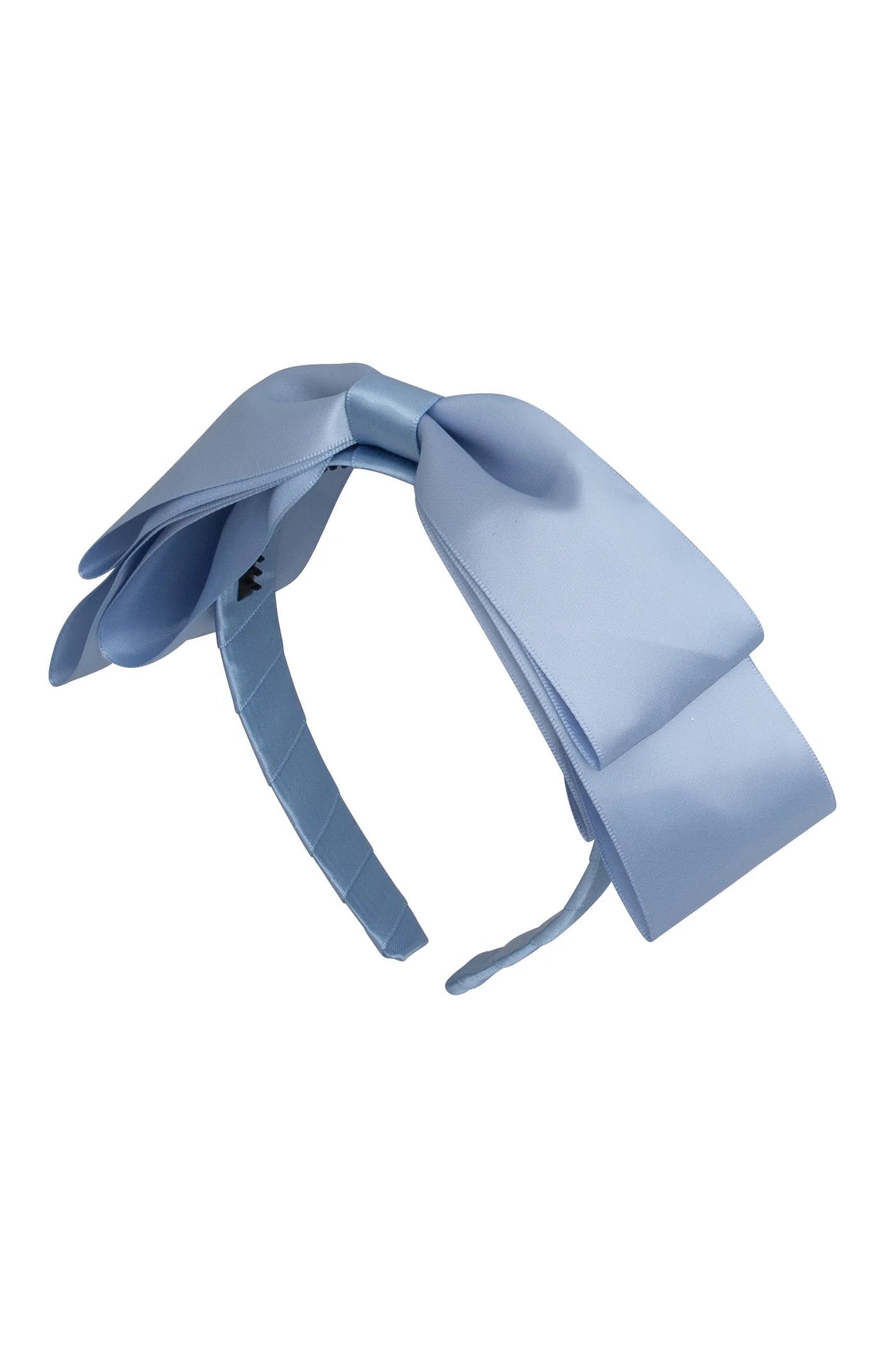 Heather Satin Headband - French Blue