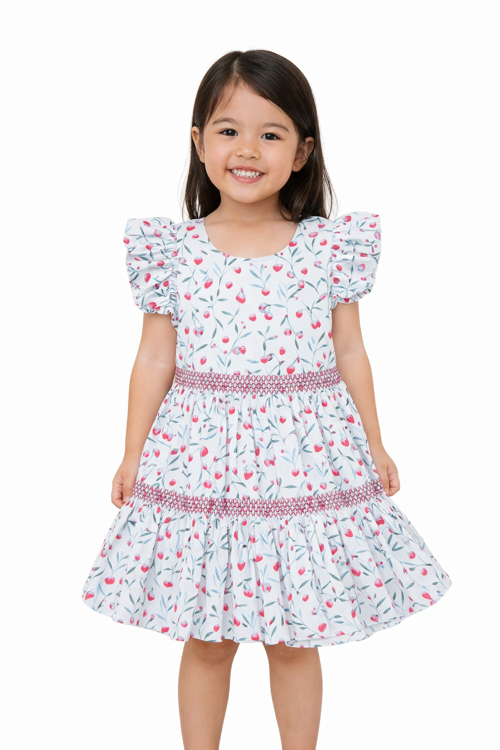 Strawberry Twirl Dress & Bloomer Dress