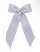 Madeline Small Bow Moonstitch Clip - Lilac