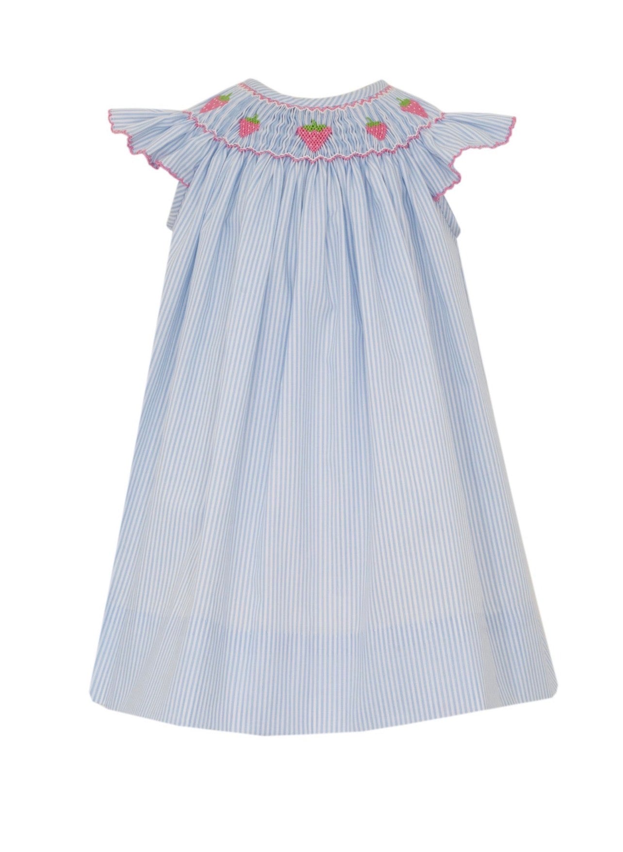 Strawberry Blue Stripe Dress