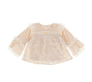 Lulu Sequin Lace Set - Biscuit