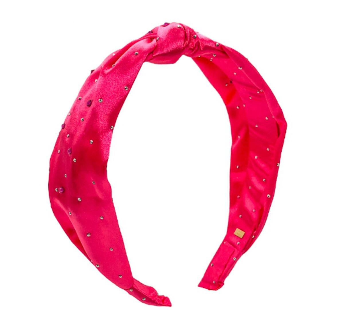 Satin Silk Headband - Fucsia