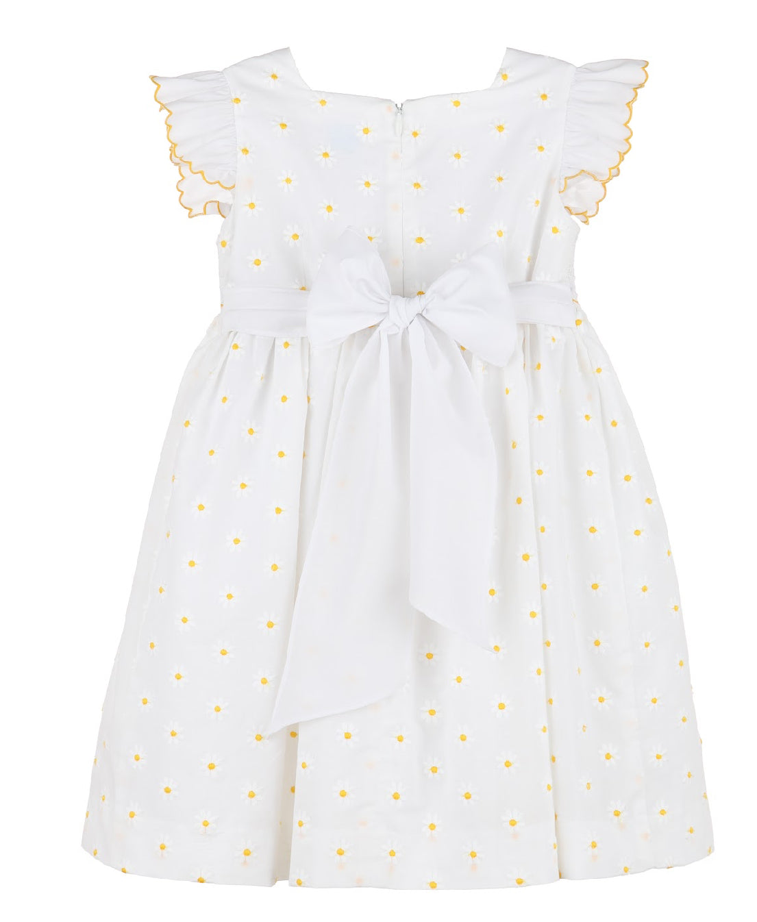 Daisies Smock Yellow Dress