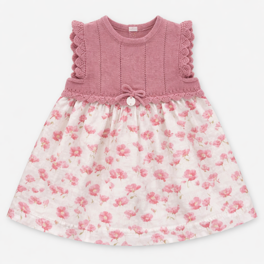 Milton Rosa Baby Dress