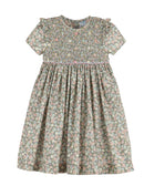 Forest Green Floral Dress