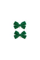 Mini Dahlia Piggy Clip Set - Emerald Green