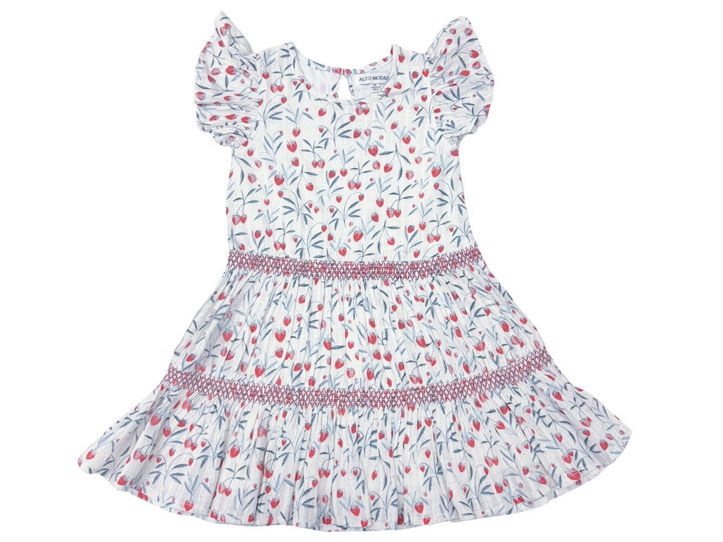 Strawberry Twirl Dress & Bloomer Dress