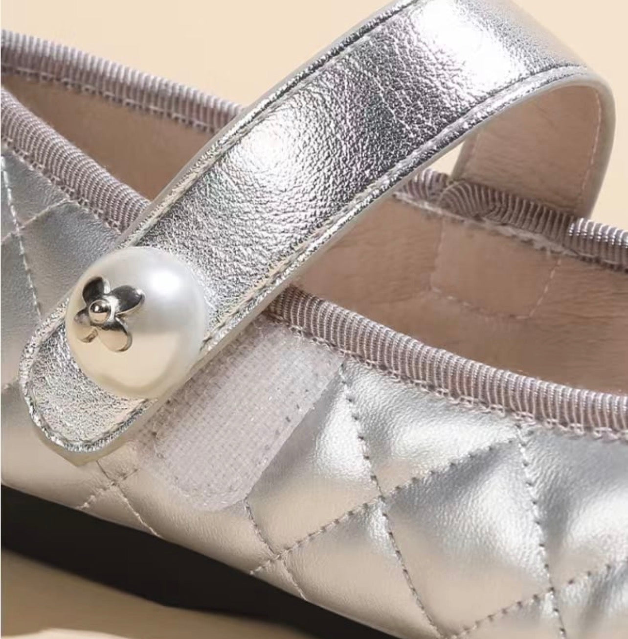 Silver With A Pearl Ballerina