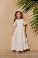 Off White Floral Lace Dress