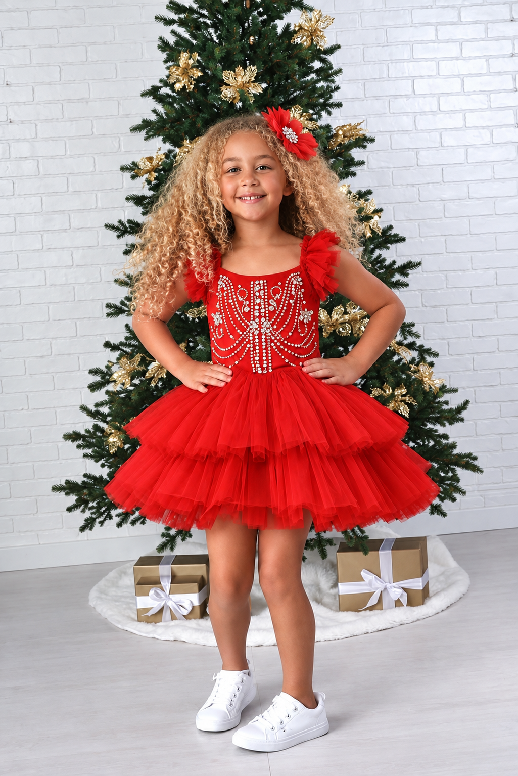 Aurelie Ruby Dress