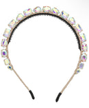 Beauty Queen Headband - Crystalized Rainbow