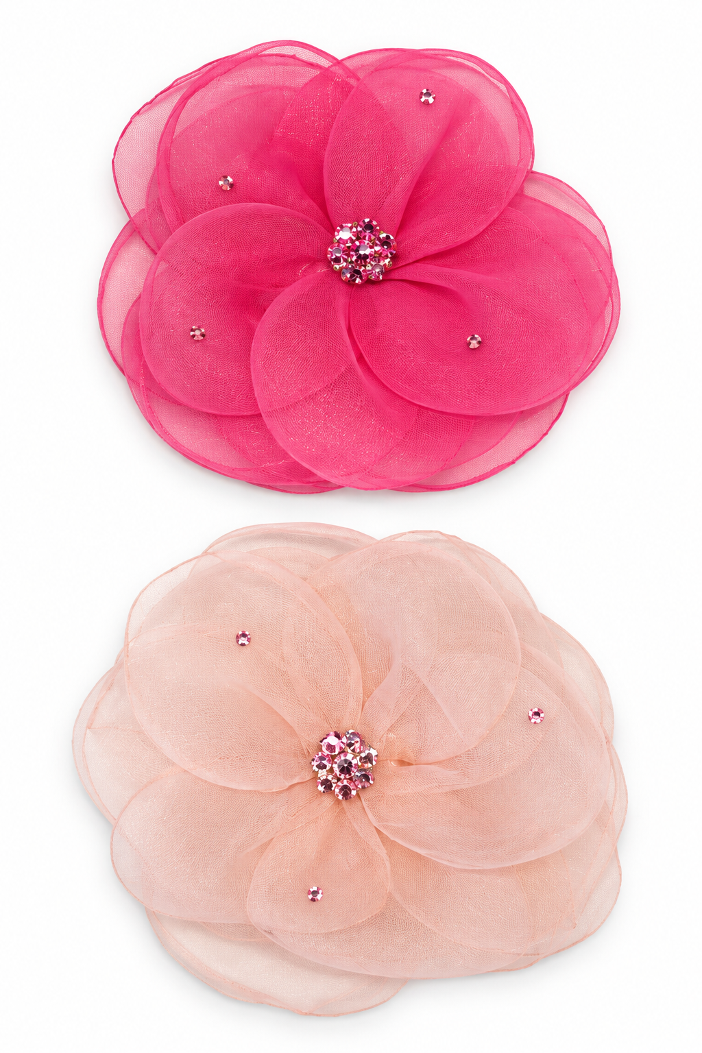 Dusty Rose Floral Lace Bow