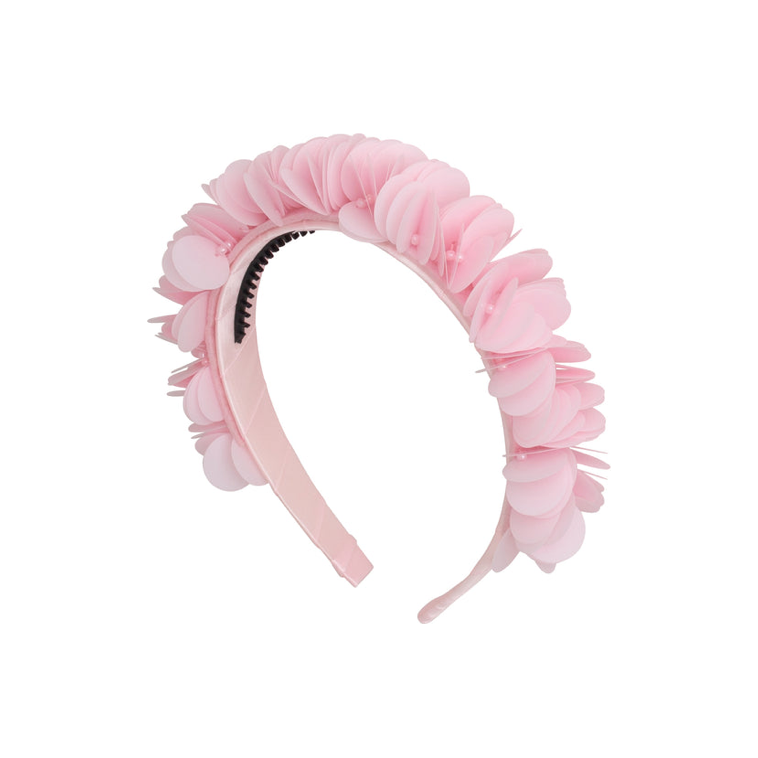 Sequins Blossoms Headband - Pink