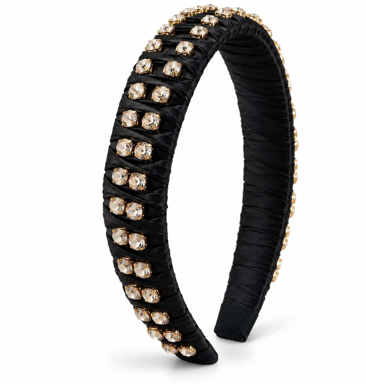Black Jeweled Headband