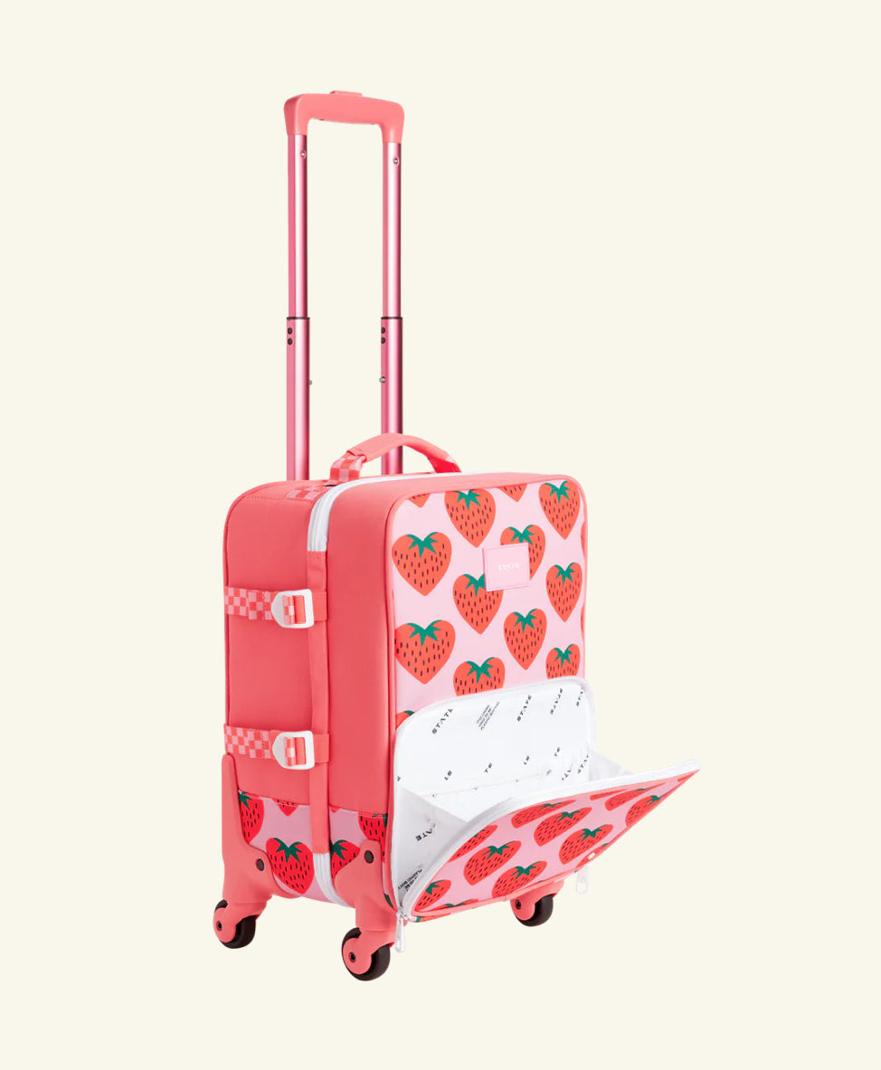 Mini Logan Carry-On Suitcase Strawberries