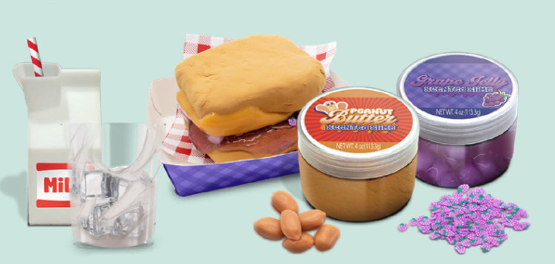 Slime Kits - Peanut Butter & Cherry Pie