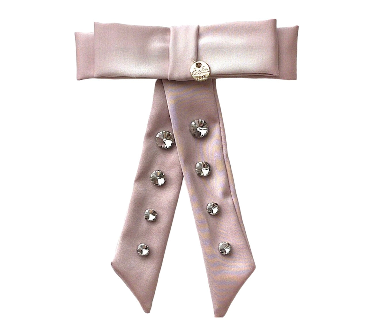 Isabella Embellished Clip - Blush