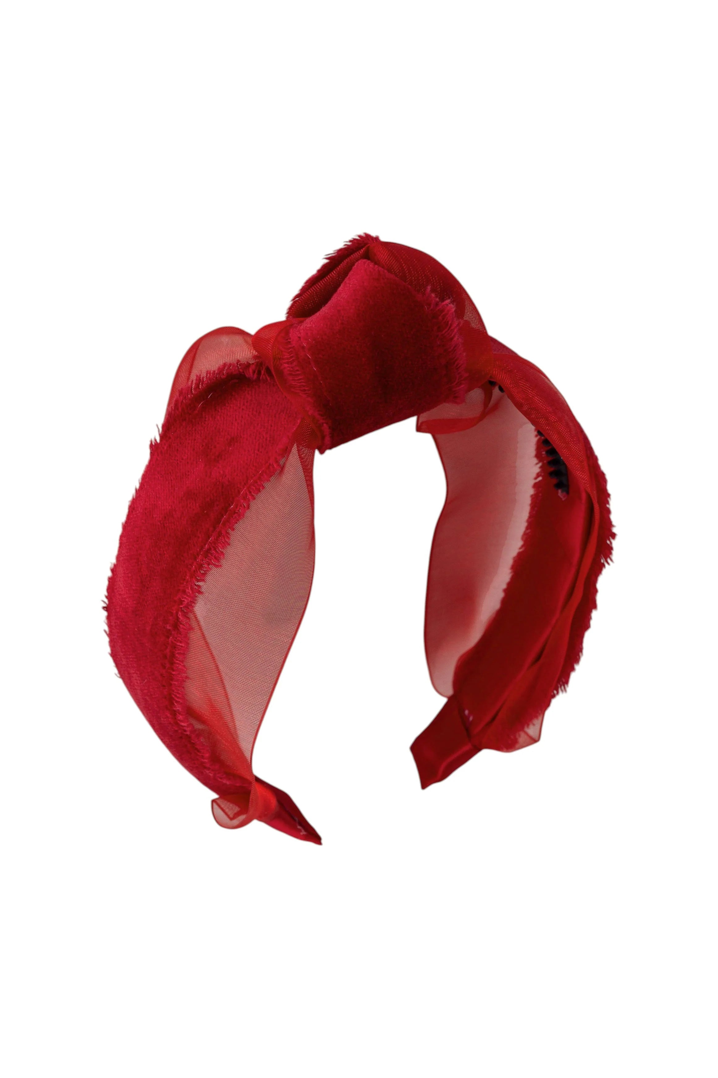 Knot Primrose Headband - Red