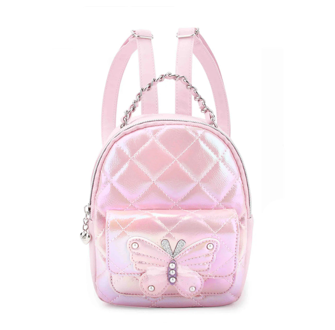 Butterfly Quilted Micro Backpack