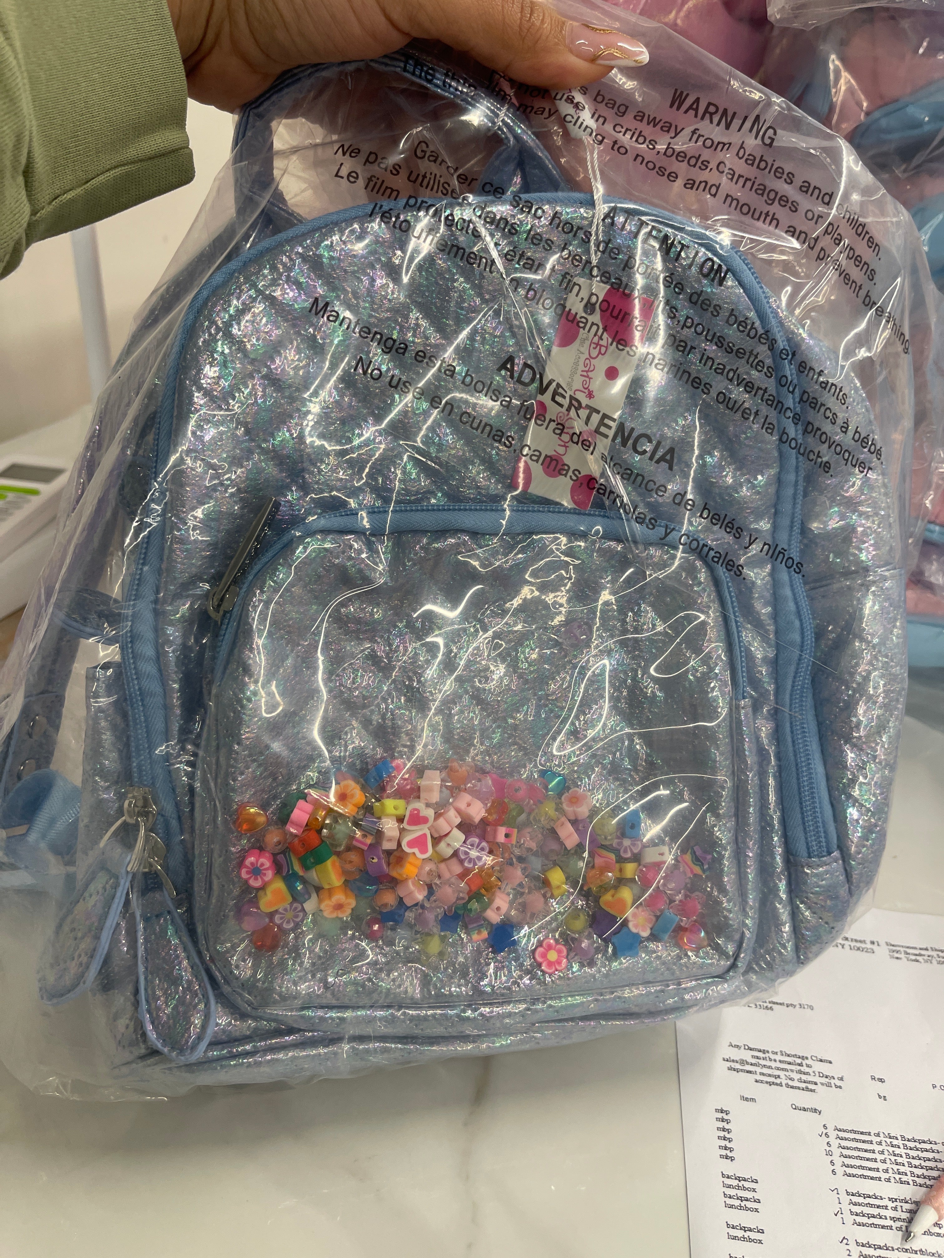 Confetti Charm Mini Backpack