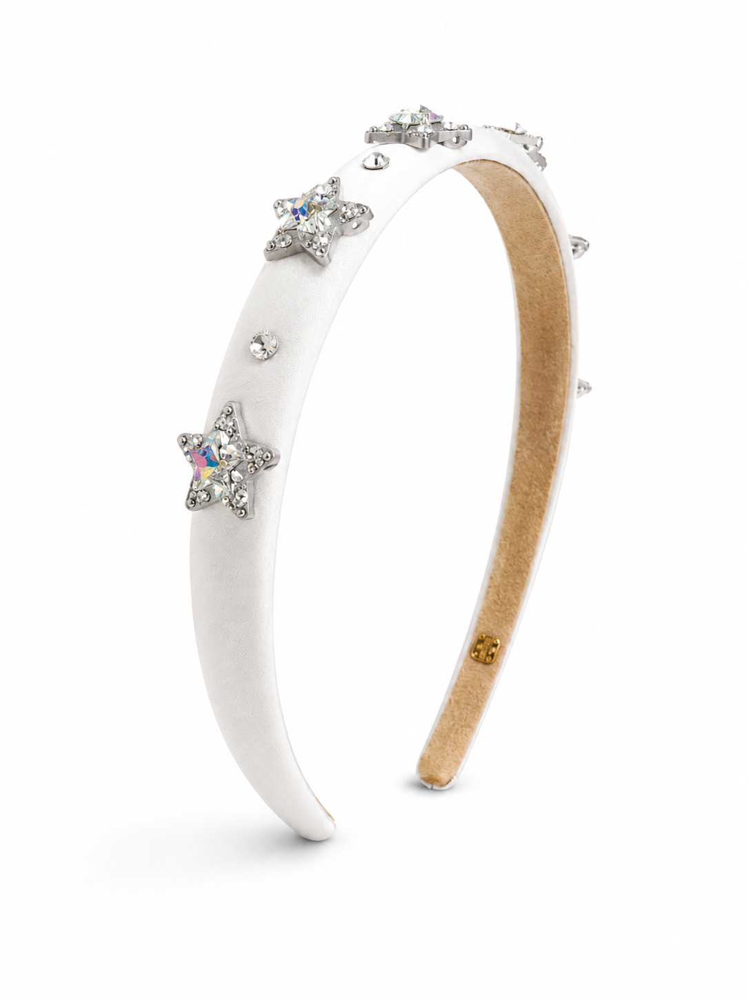 Multiple Stars Headband - White